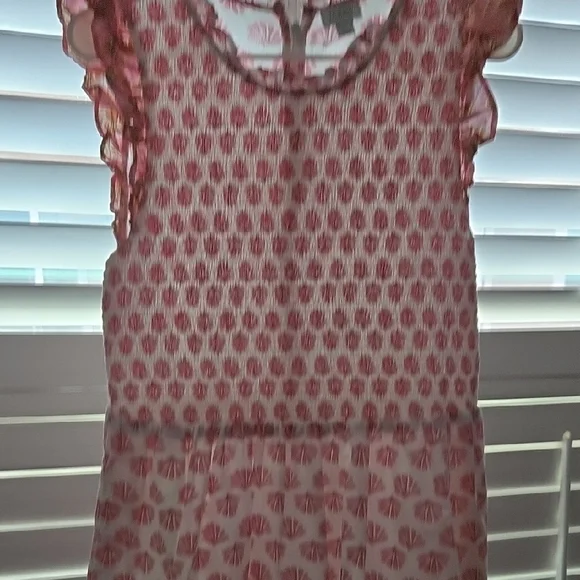 J. Crew Pink and White Midi Dress - Picture 3 of 7